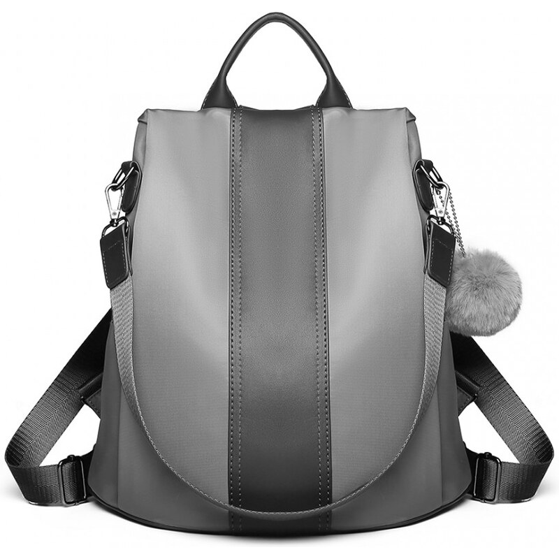 Miss Lulu Batoh Pom Pom Grey 33440816