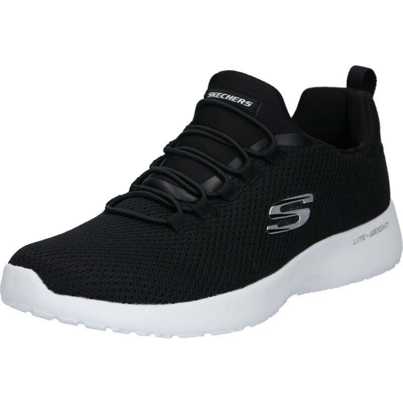 SKECHERS Tenisky 'Dynamight' černá / bílá