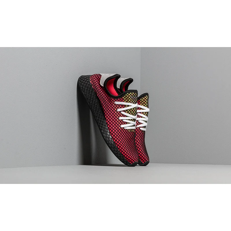 adidas Originals Pánské boty adidas Deerupt Runner Shock Red/ Real Lilac/  Core Black - GLAMI.cz
