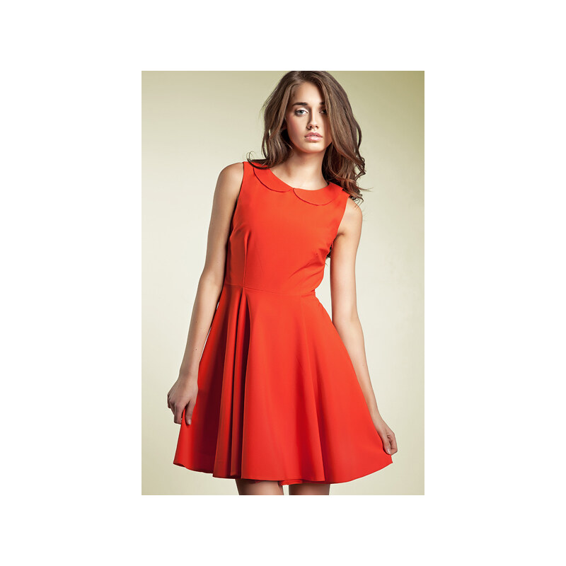 Šaty Nife S26 oranžové XL