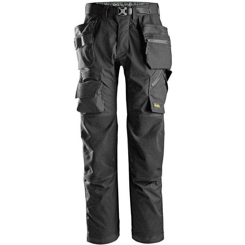 Snickers Workwear Podlahářské kalhoty FlexiWork s PK černé vel. 44