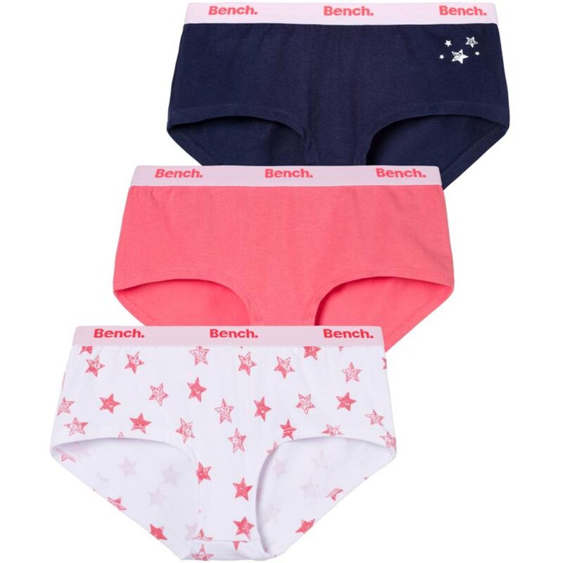 BENCH Spodní prádlo kobaltová modř / pink / bílá