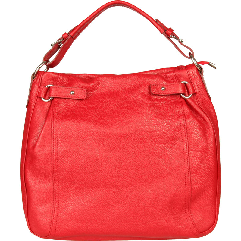 Dámská kožená kabelka Made in Italia / Sassari - červená univerzální