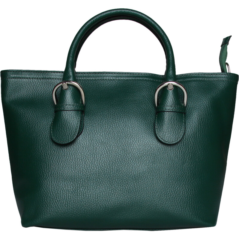 Dámská kožená kabelka Made in Italia / Parma - zelená univerzální