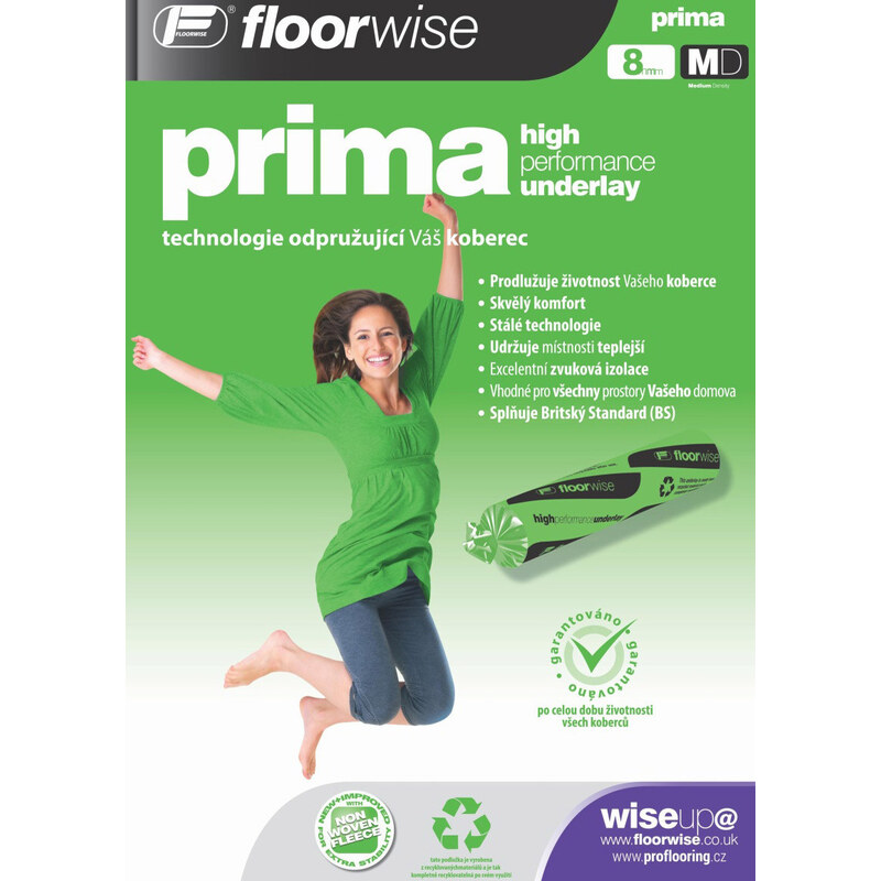 Floorwise Podložka pod koberec Floorwise Prima - 137x1100 (role 15 m2) cm
