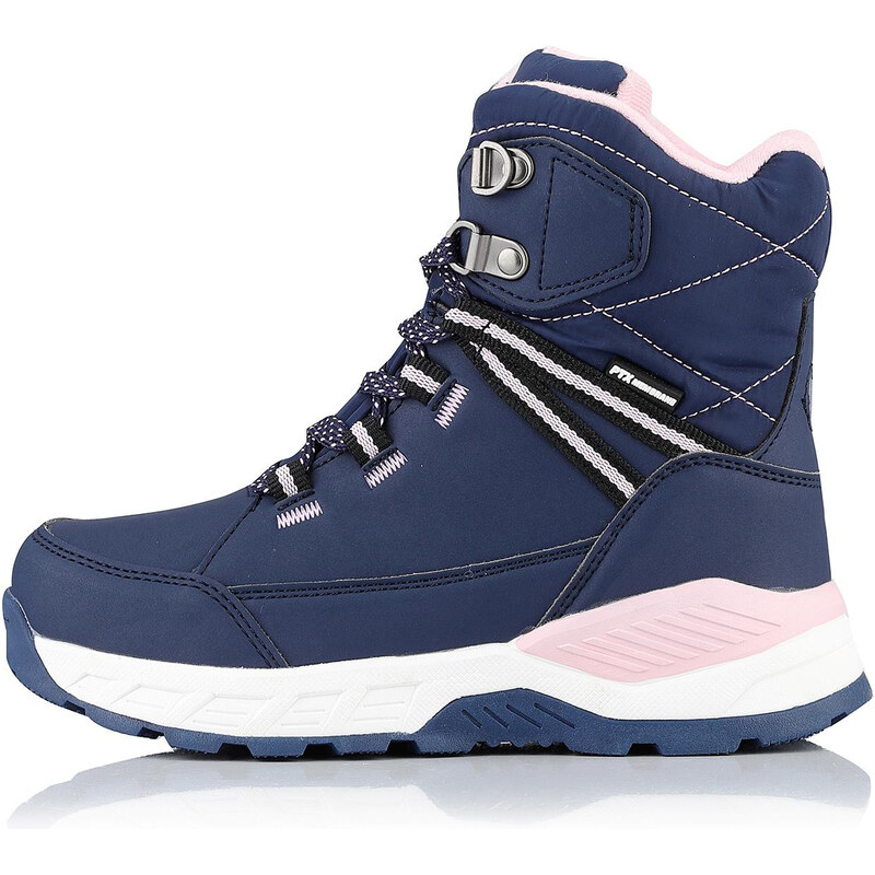 Dětská zimní obuv Alpine Pro SALCHO - modro-růžová