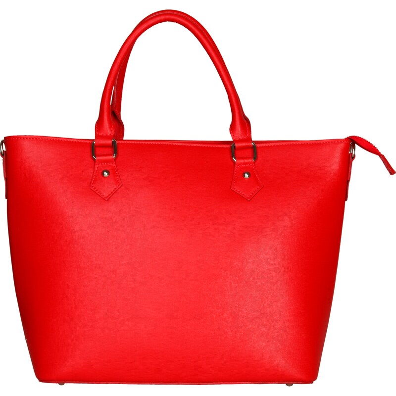 Dámská kožená kabelka Made in Italia / Ferrara - červená univerzální