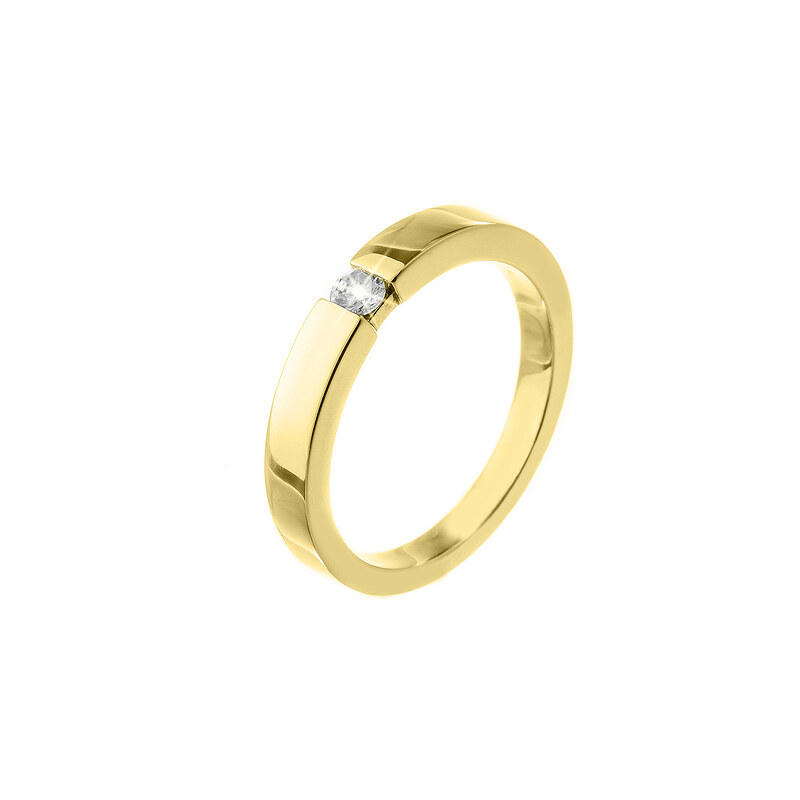 Zlatý prsten s diamantem ZPTO131Z-64-1000