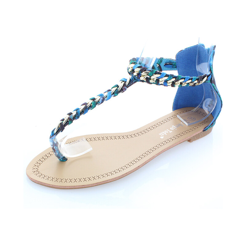 Modré sandále Oasis 36