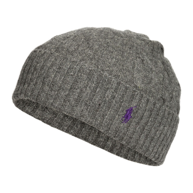 Polo Ralph Lauren Merino Wool-Cashmere Cable Knit Hat