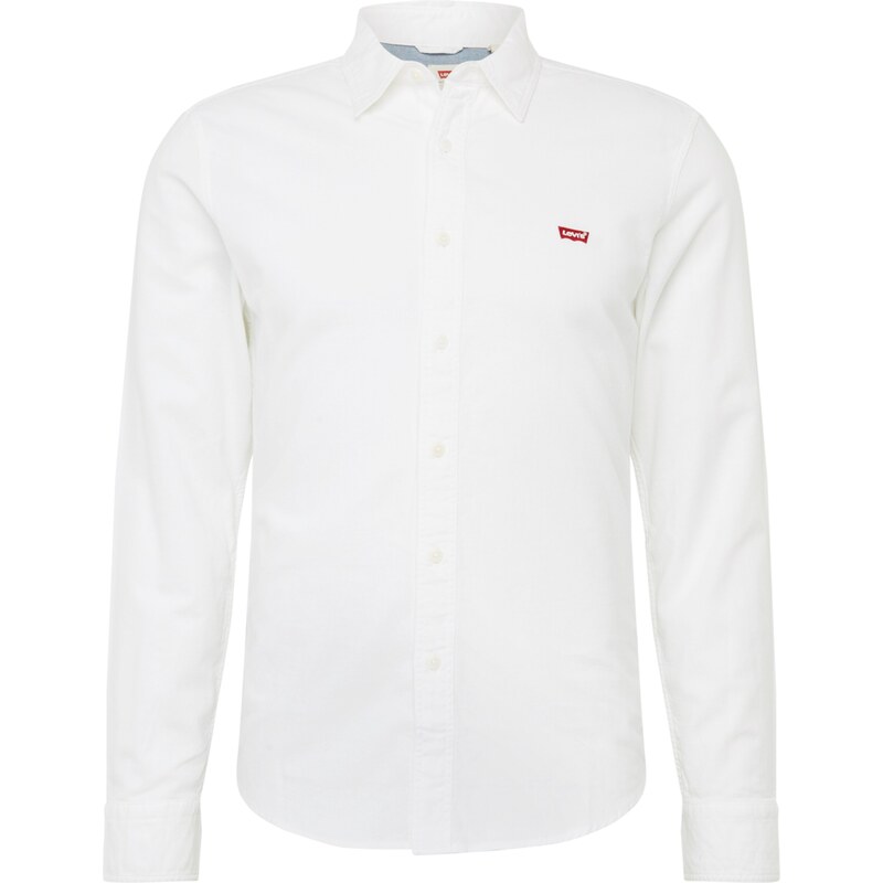 LEVIS  Košile Battery Housemark Slim Fit Shirt červená / bílá
