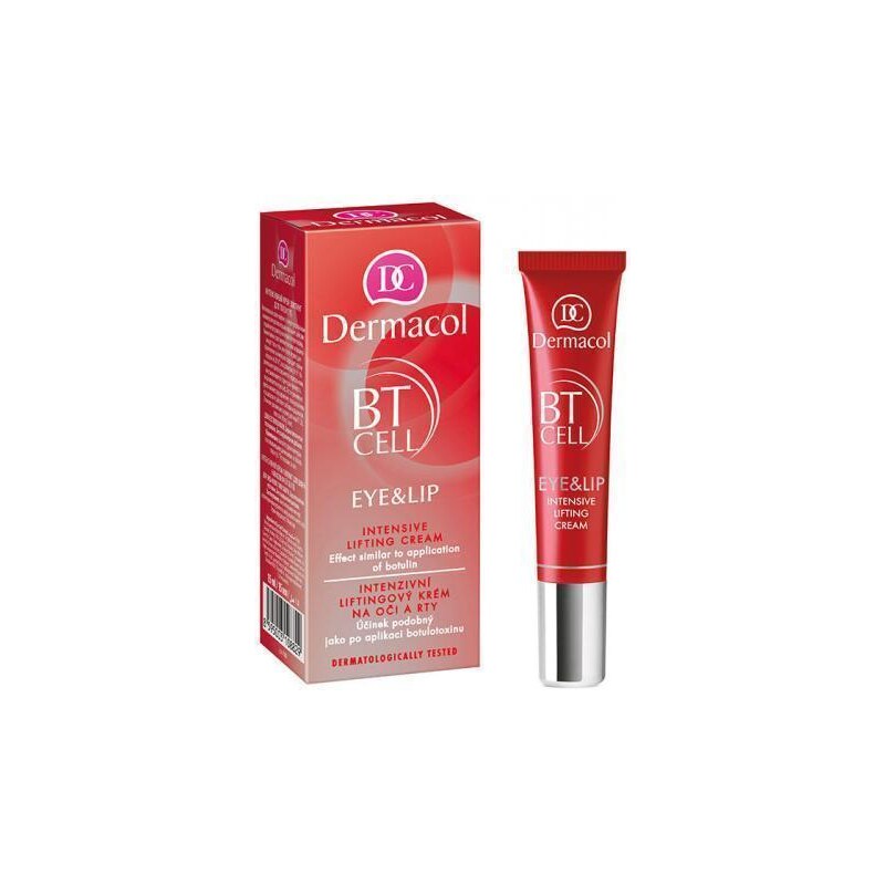 Dermacol BT Cell Eye&Lip Intensive Lifting Cream 15 ml liftingový krém na oči a rty pro ženy