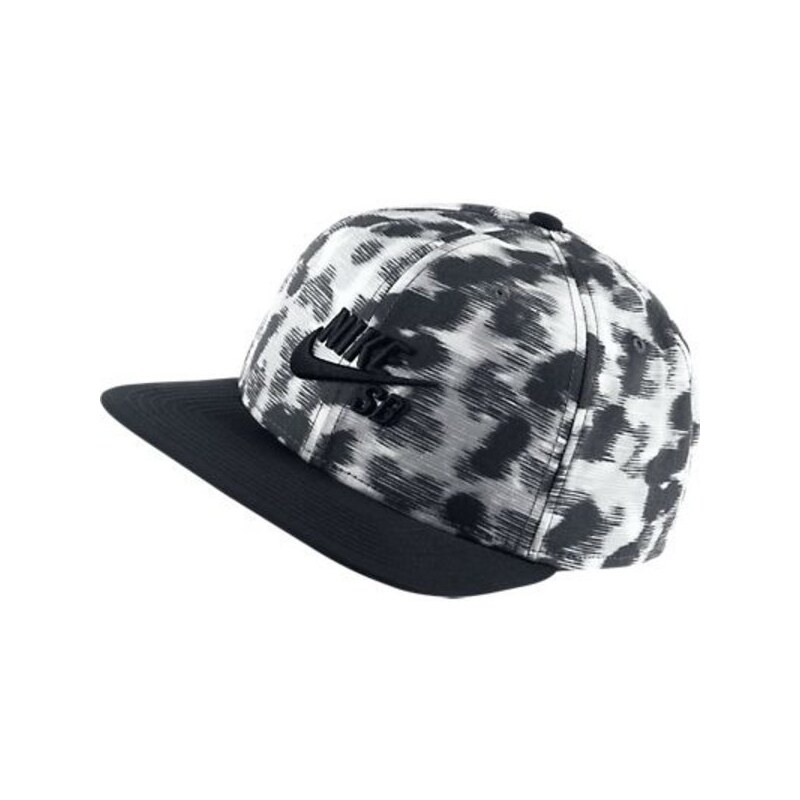 Kšiltovka NIKE SB PIXELATED STRAPBACK SUMMIT WHITE/BLACK/BLACK ONE SIZE