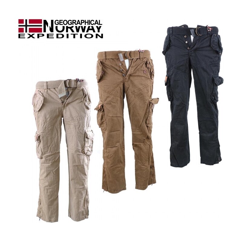 GEOGRAPHICAL NORWAY kalhoty pánské POLISH kapsáče