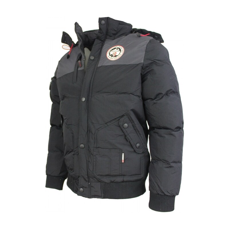 GEOGRAPHICAL NORWAY bunda pánská VOLVA MEN JKT 005 zimní, prošívaná s kapucí