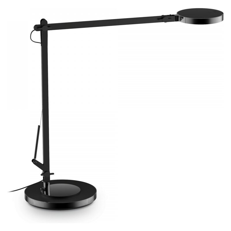 Ideal Lux 204888 LED pracovní lampička Futura s dotykovým ovládáním 1x10W | 750lm | 4000K - černá