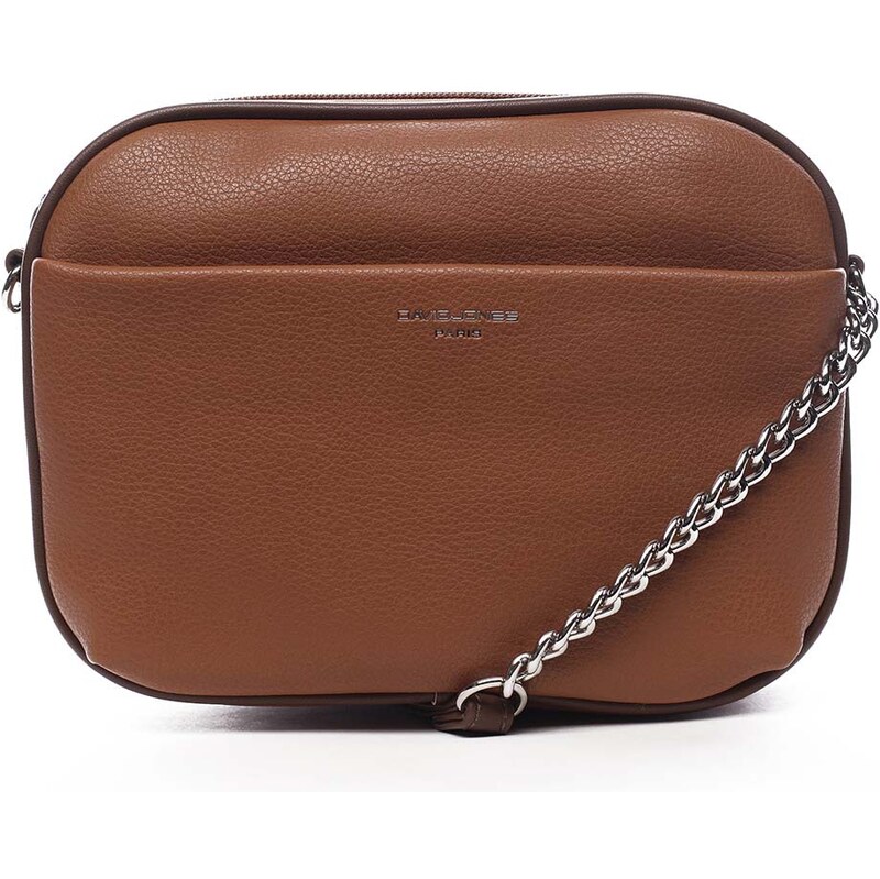 Dámská crossbody kabelka koňaková - David Jones Berivan Two
