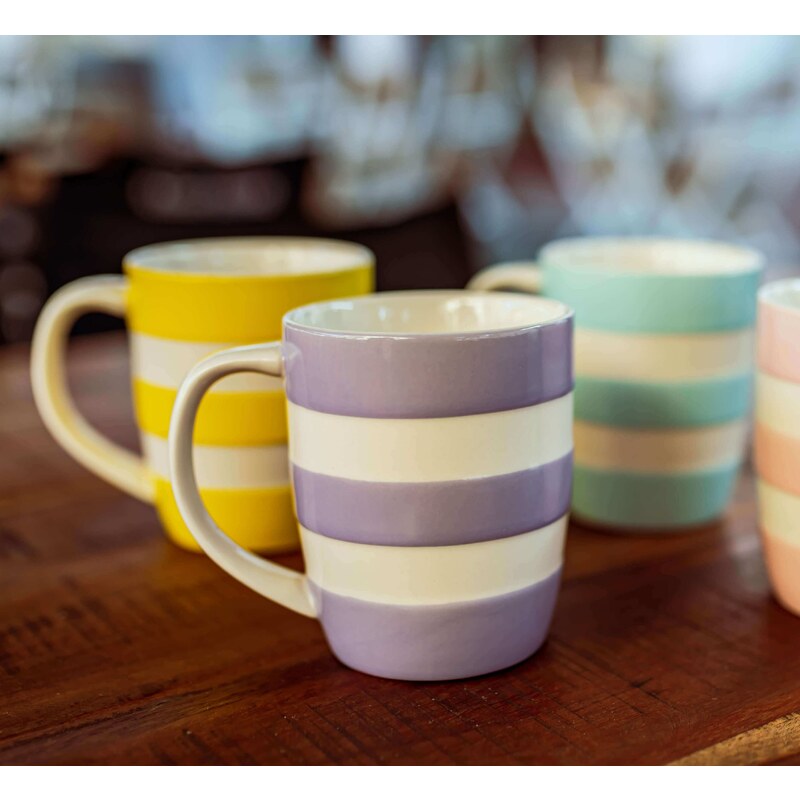 Hrnek Violet Stripes 340ml - Cornishware