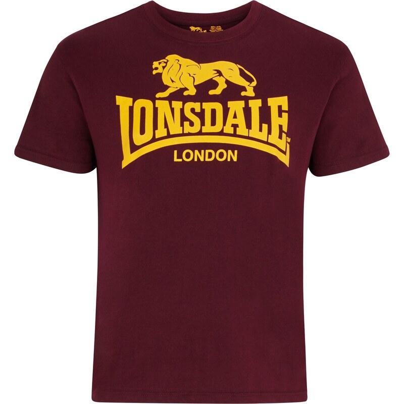 LONSDALE Tričko oranžová / rezavě červená