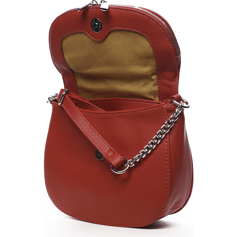 David Jones Luxusní kabelka přes rameno Celeste, červená