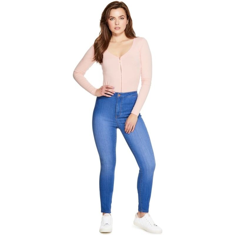 GUESS dámské body Darya s dlouhým rukávem XS