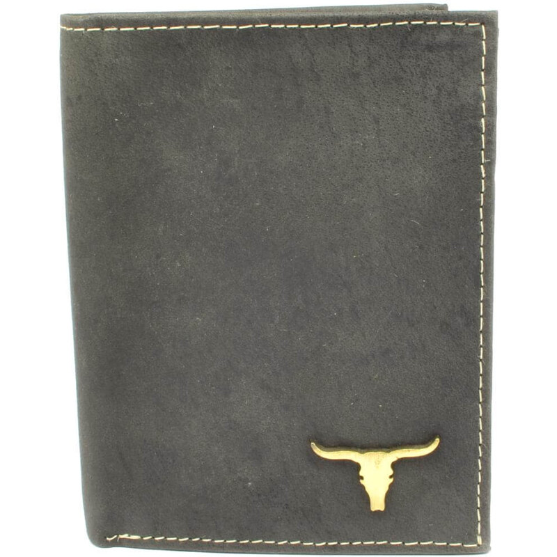 Buffalo Wild Pánská peněženka kožená šedá