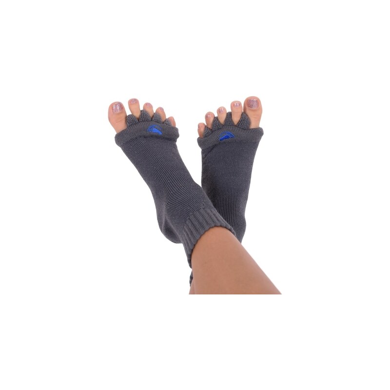 Zdravotní barevné adjustační ponožky Happy feet - CHARCOAL 39-42