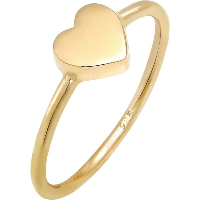 ELLI Prsten Heart zlatá 93638025