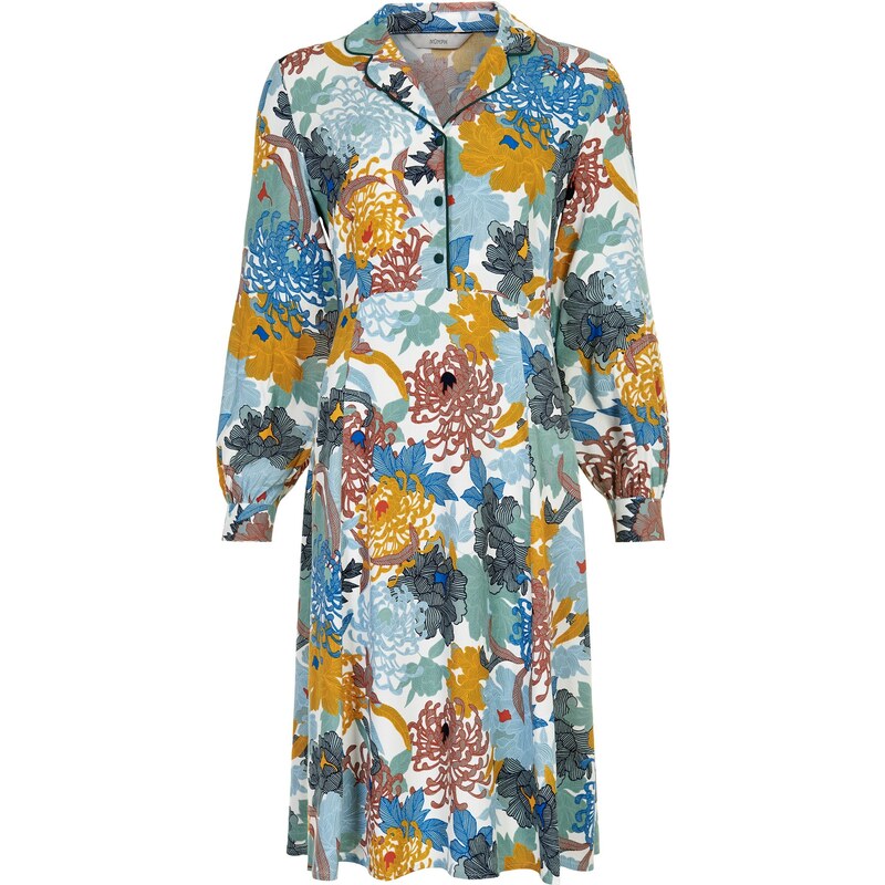 Dámské šaty NÜmph 7120804 NUABALINA DRESS Dámské šaty 9501 PRISTINE 46621546