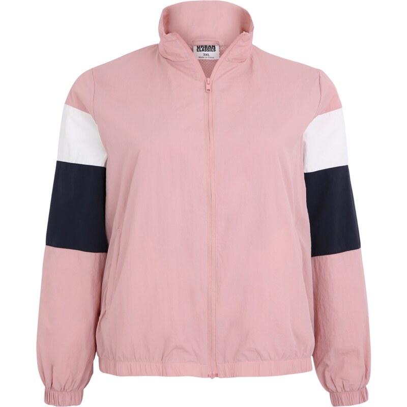 Urban Classics Přechodná bunda růžová / černá / bílá