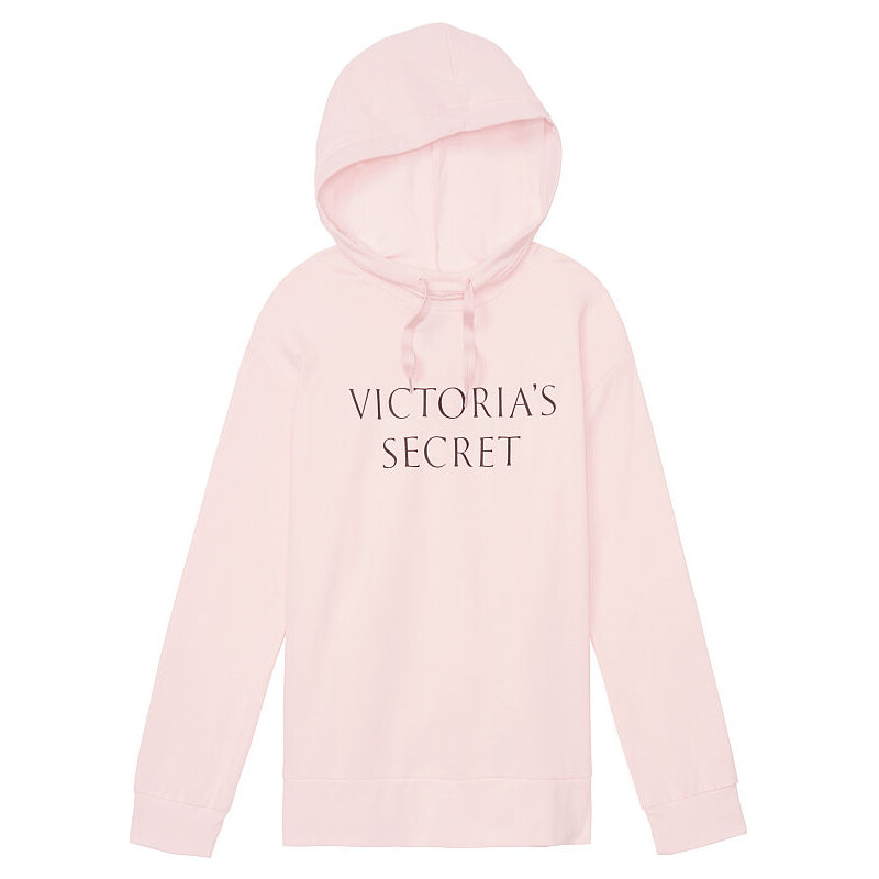 Victoria's Secret Dámská mikina Victoria´s Secret s kapucí - růžová