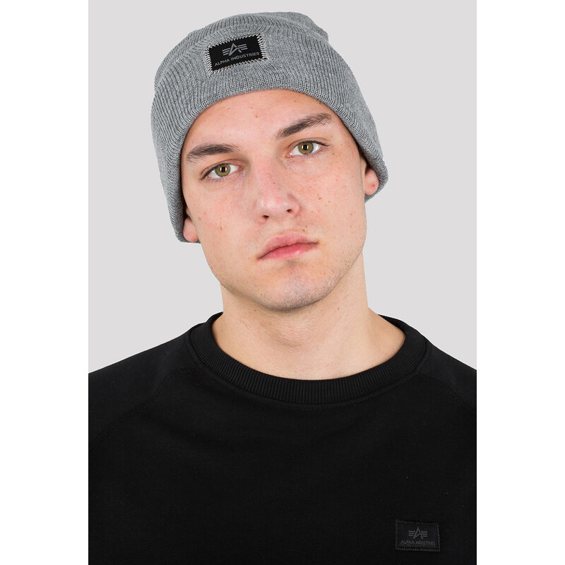 Alpha Industries Čepice X-FIT BEANIE grey heather 66857673