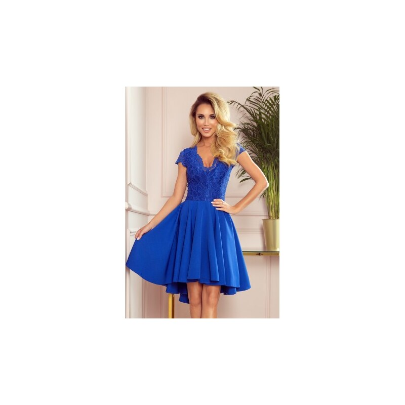Šaty Patricia modré, Velikost XL, Barva Modrá NUMOCO 300-3