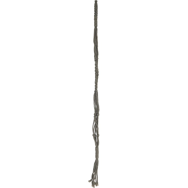 IB LAURSEN Jutový závěs na květináč Grey 95 cm