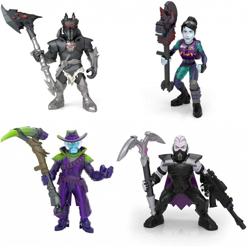 Jazwares Fortnite velký set: Dark Bomber, Deadfire, Sanctum, Spider Knight