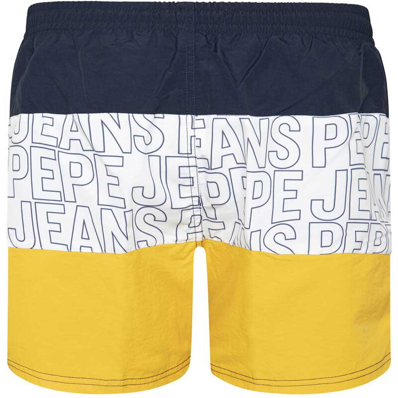 Pepe Jeans pánské žluto modré plavky Erik