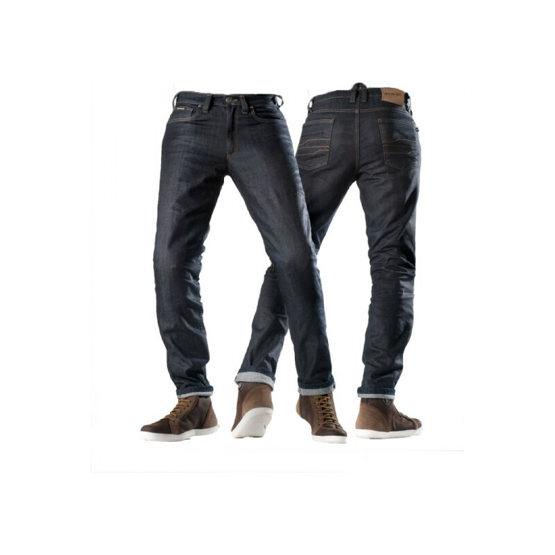 Kevlarové moto kalhoty SHIMA TARMAC RAW denim - 34