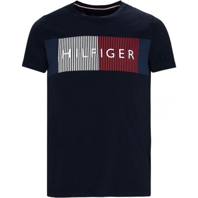 Pánské černé triko Tommy Hilfiger