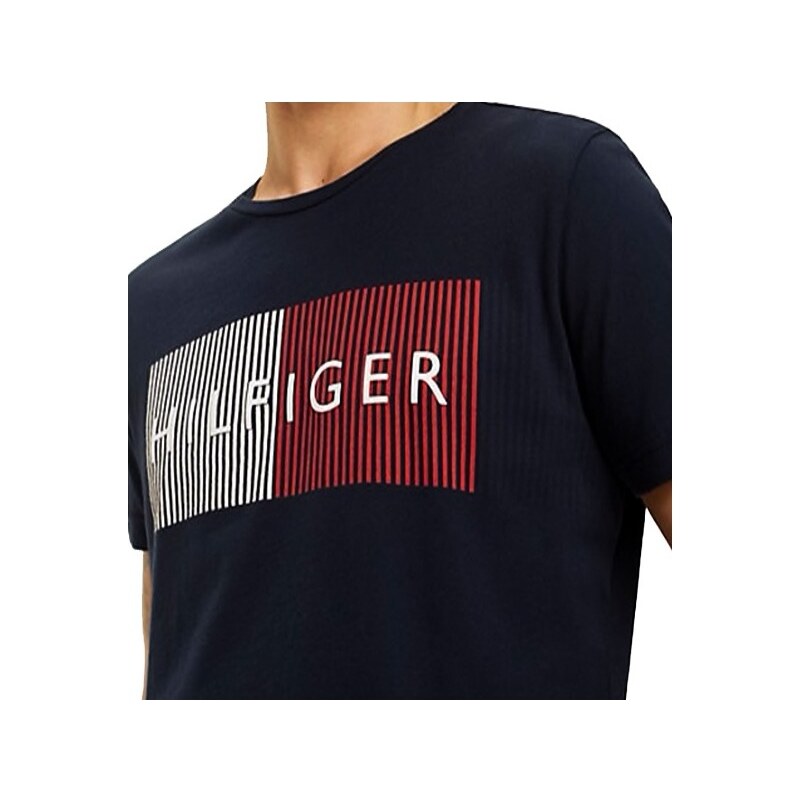 Pánské černé triko Tommy Hilfiger