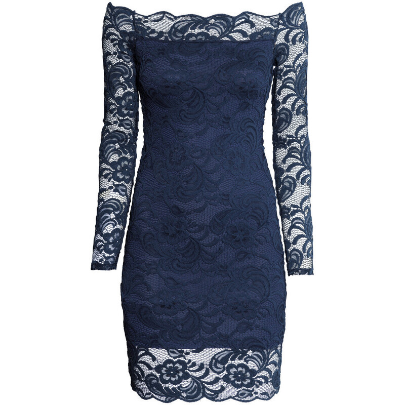 H&M Lace off-the-shoulder dress