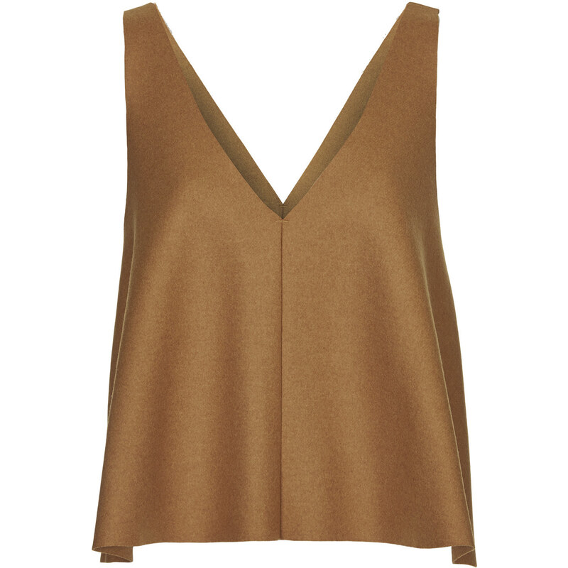 Topshop Melton Wool Swing Top by Boutique