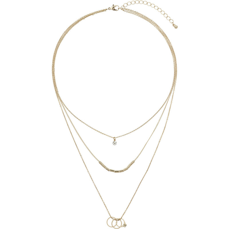 Topshop Ring Layer Necklace