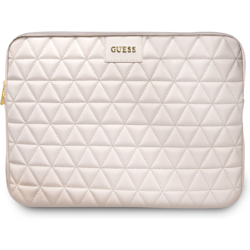 Pouzdro na notebook 13" - Guess, Quilted Sleeve Pink