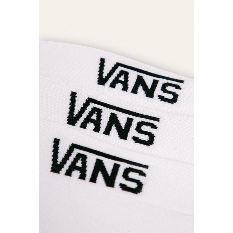 Kotníkové ponožky Vans (3-pack) VN0A48HDYB21-WHITE