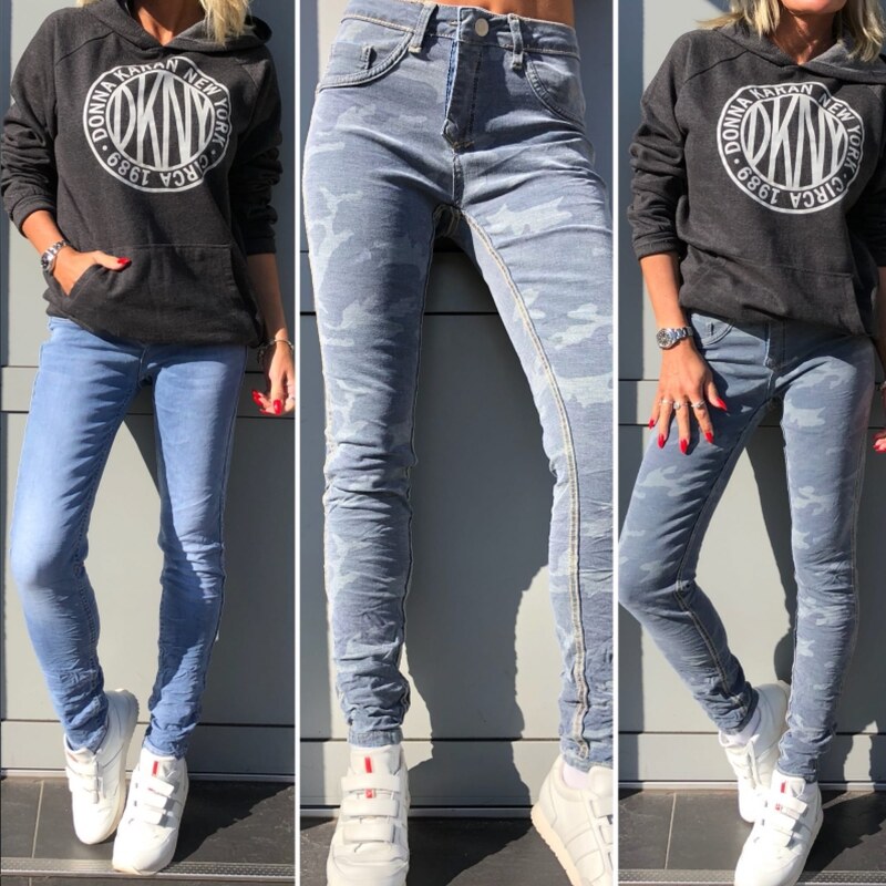 V&V Oboustranné skinny jeans 2v1