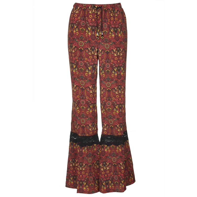Topshop Lace Trim Flares by Band of Gypsies