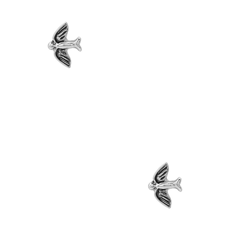 FOREVER21 Etched Bird Studs