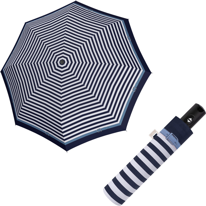 Doppler Magic Carbonsteel DELIGHT - dámský plně-automatický deštník modrá