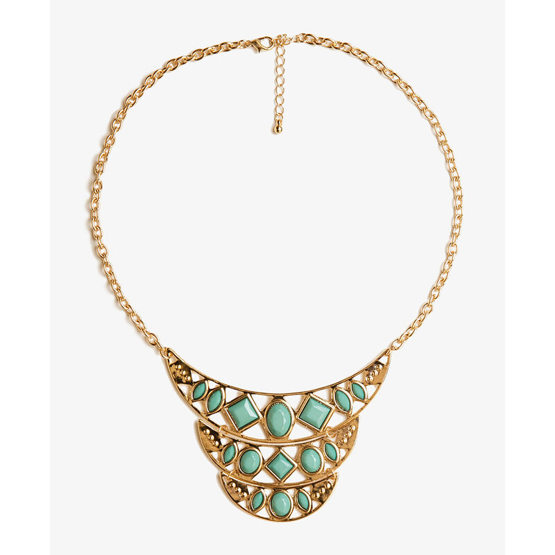 Forever 21 Tiered Crescent Necklace