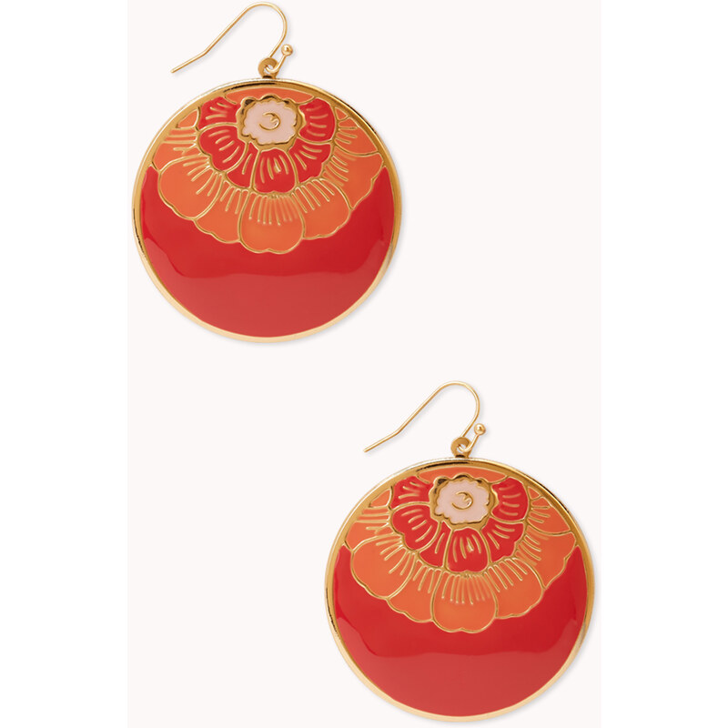 Forever 21 Boho Babe Circle Drop Earrings